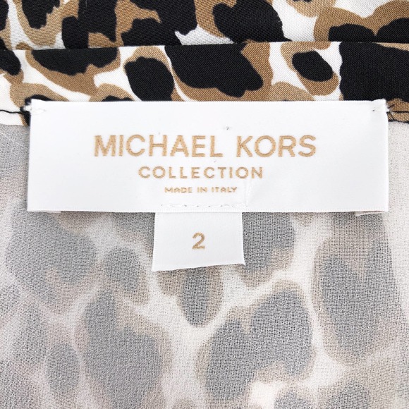 Michael Kors Collection Womens Size 2 100% Silk Ruffled Mini Skirt Made in Italy - Picture 5 of 6